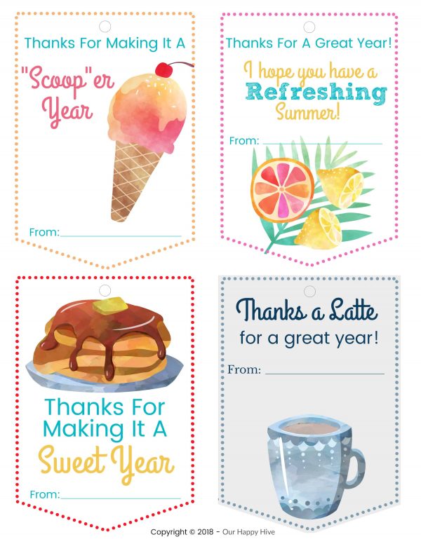Teachers Gifts They Will Love &amp; You Will Too – with FREE Printable Gift ...