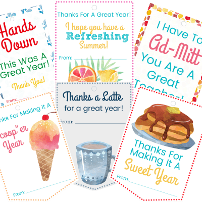 Teachers Gifts They Will Love & You Will Too – with FREE Printable Gift Tags
