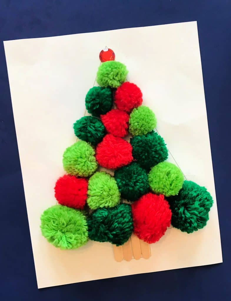 Pom-Pom Christmas Tree