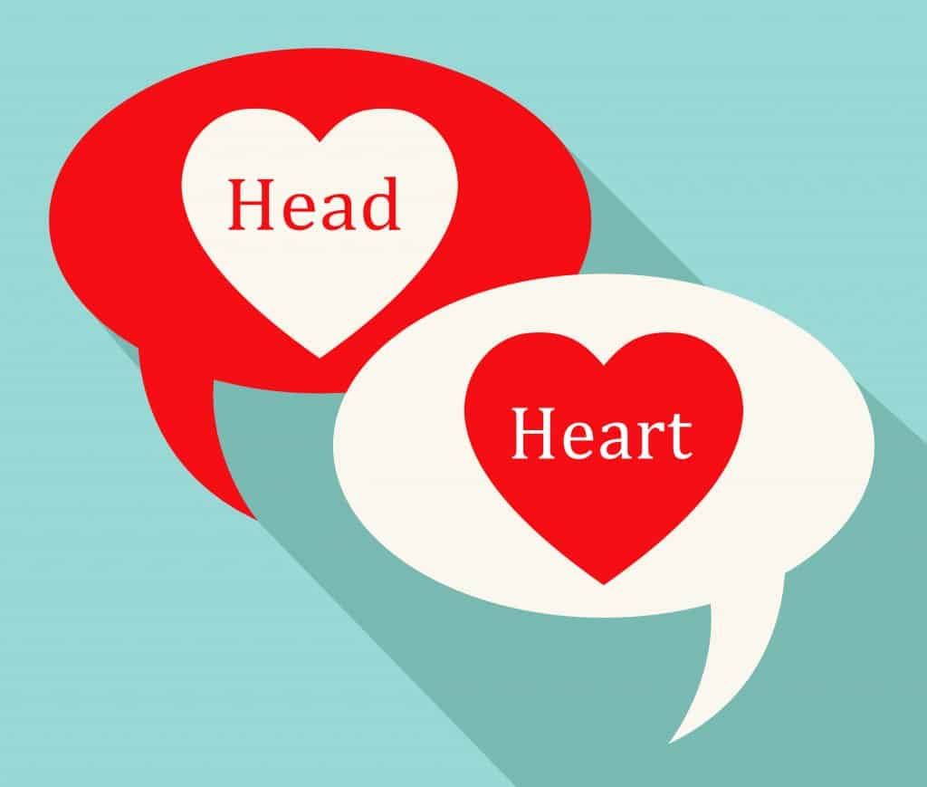 Head Vs Heart Symbol 