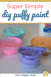 Super Simple Puffy Paint … Easy as 1-2-3