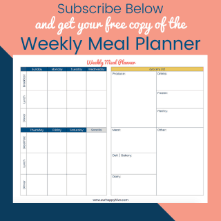 Never stress over dinner again, learn how to do easy weekly meal planning